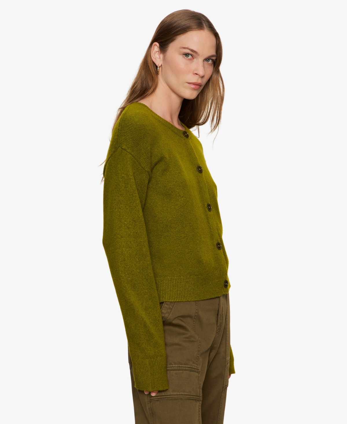 Sanctuary Women's Must-have Button-front Cardigan In Green