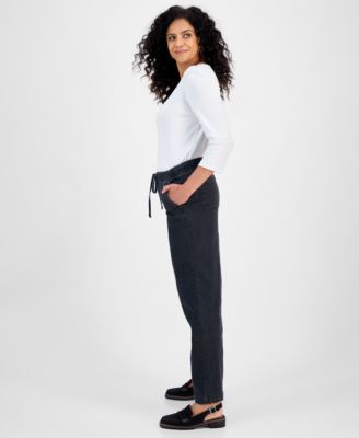 Women's Wide-Leg Pull-On Jeans, Macy's Exclusive 
