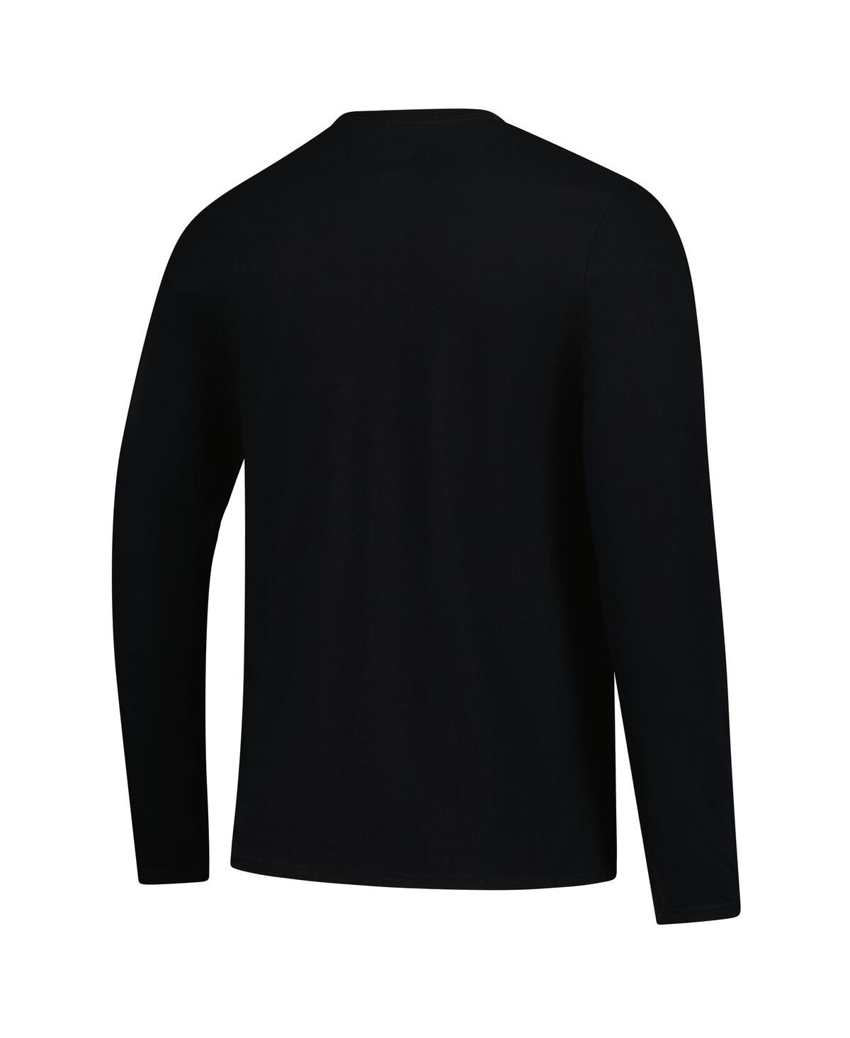 Fanatics Men's Black Chicago Blackhawks Authentic Pro Primary Logo Long Sleeve T-shirt In Black