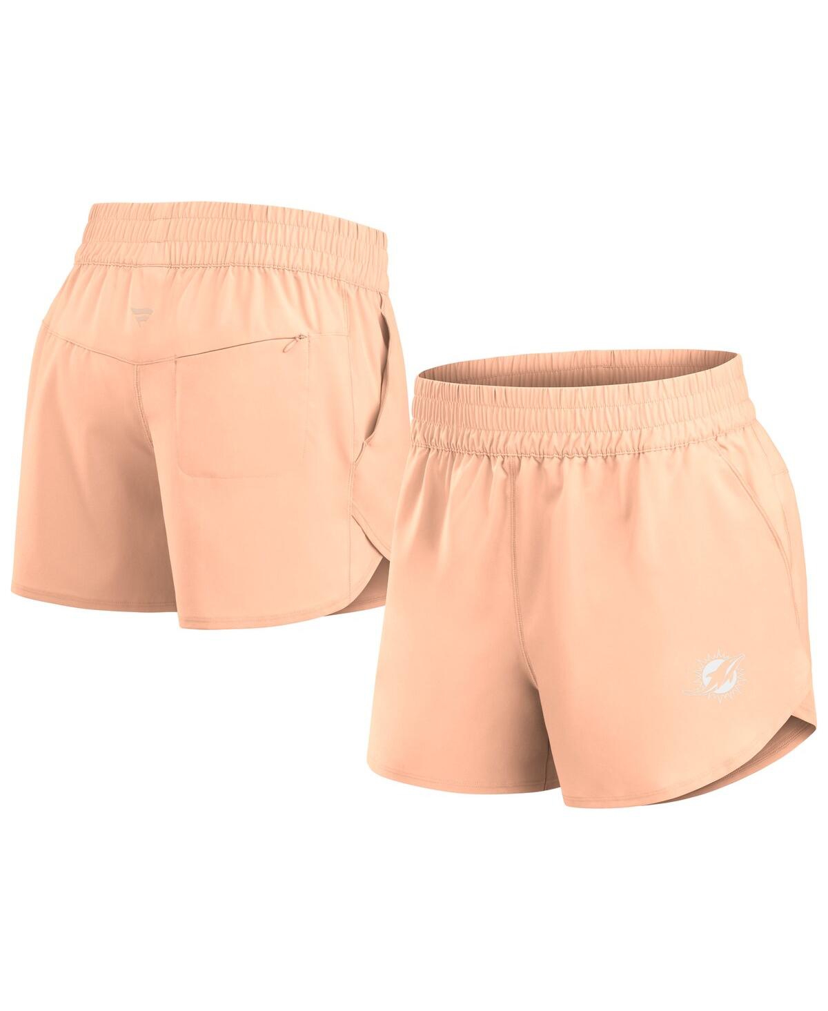 Fanatics Women's Orange Miami Dolphins Front Office Woven Shorts