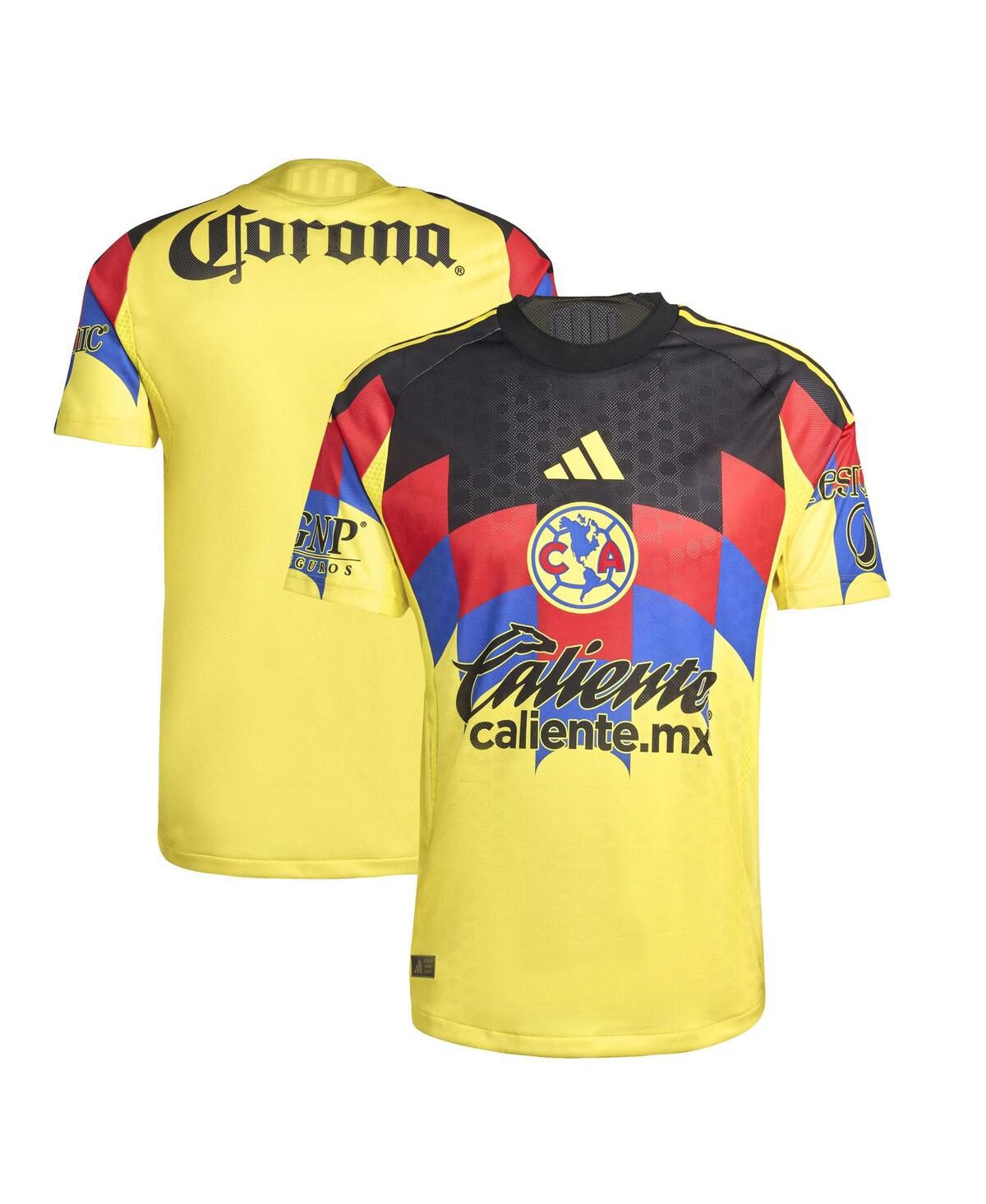 Мужская желтая домашняя аутентичная майка Club America 2025/26