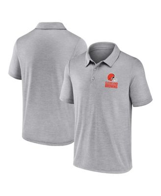 Fanatics - Men's Gray Cleveland Browns Making Waves Polo Shirt