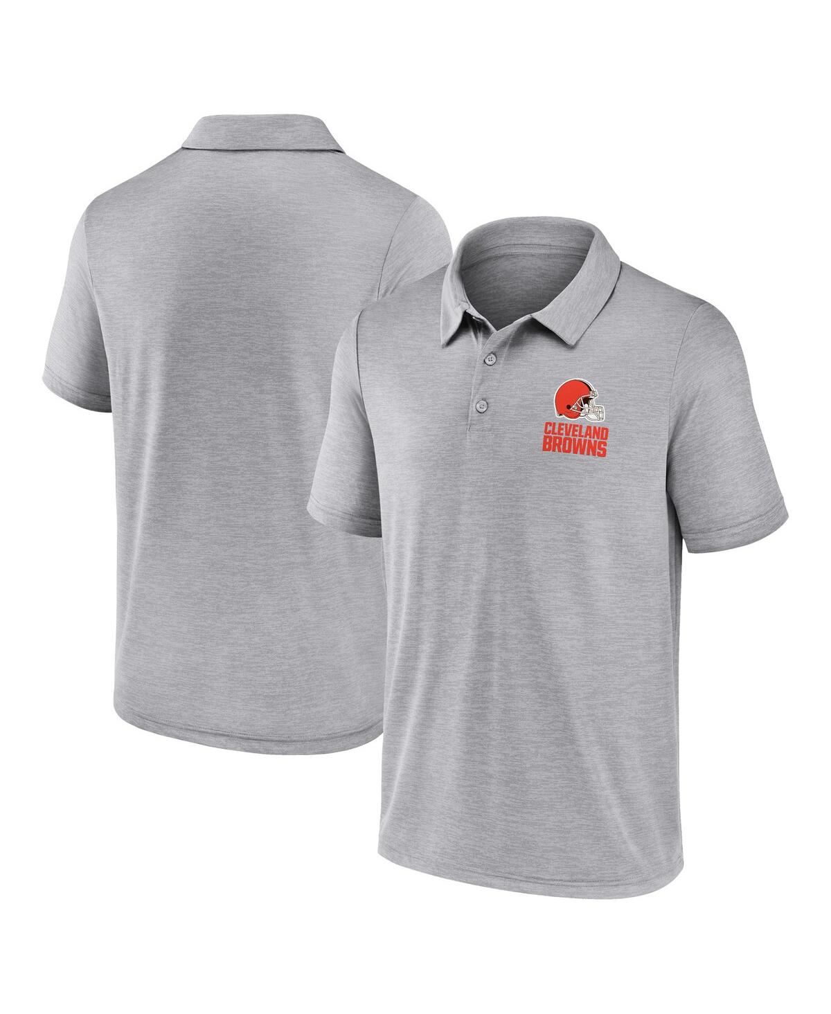 Men's Gray Cleveland Browns Making Waves Polo Shirt - Gray