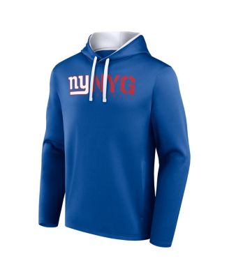 Men's Royal New York Giants Head Start Pullover Hoodie