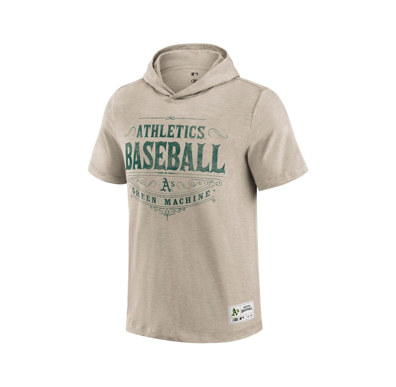 Darius Rucker Collection by Men's Tan Oakland Athletics Hooded T-Shirt