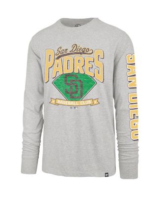 Men's Gray San Diego Padres Fair Ball Franklin Long Sleeve T-Shirt