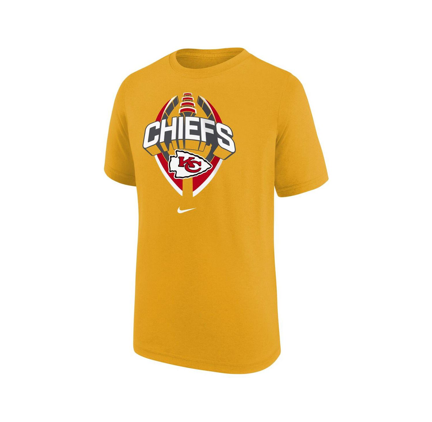 Big Boys and Girls Gold Kansas City Chiefs Icon Legend T-Shirt