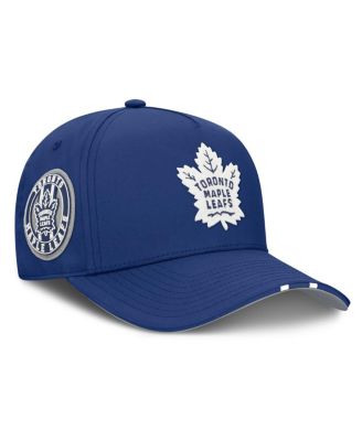 Men's Blue Toronto Maple Leaf's 2025 NHL Draft Authentic Pro On-Stage Podium A-Frame Adjustable Hat