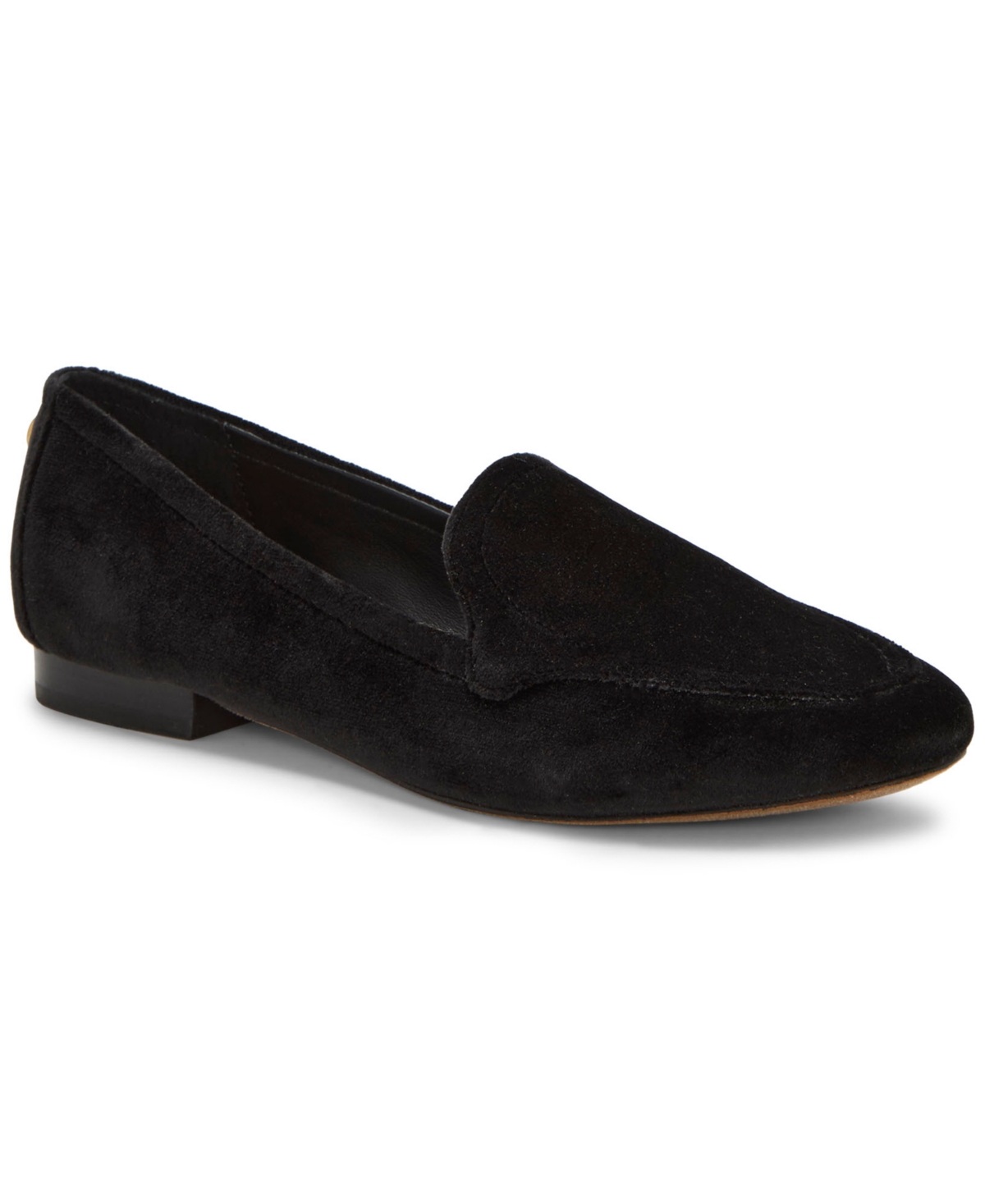Vince Camuto Women's Cintha Almond-toe Flat Loafers In Black