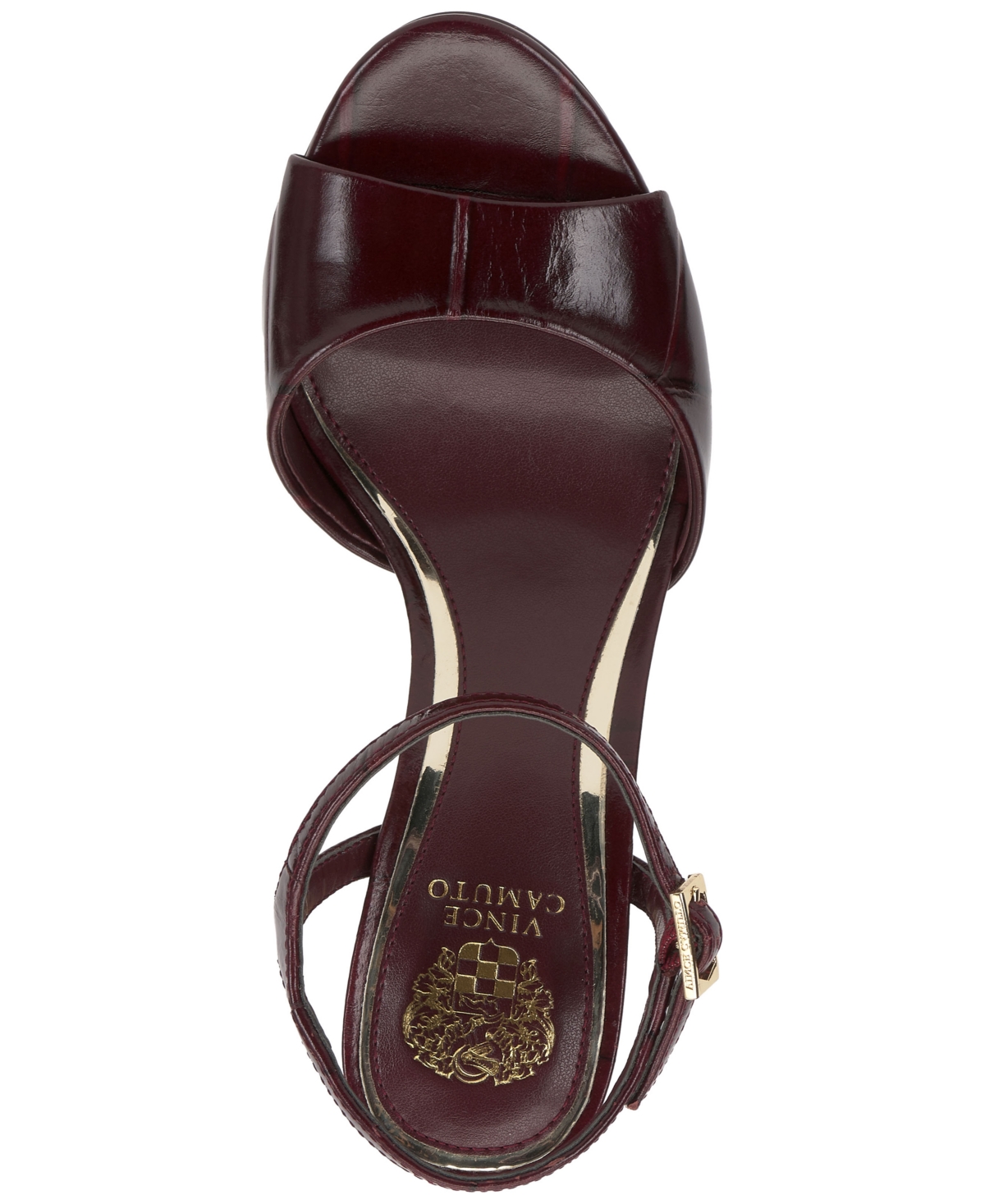 Vince Camuto Lilah Ankle Strap Sandal In Brown