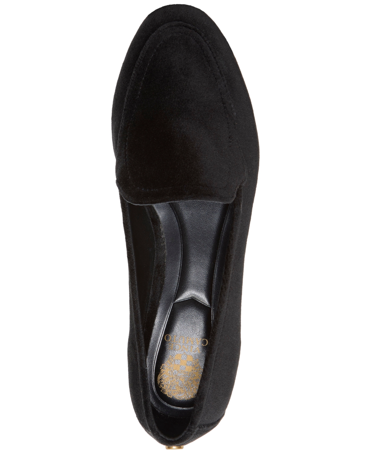 Vince Camuto Women's Cintha Almond-toe Flat Loafers In Black