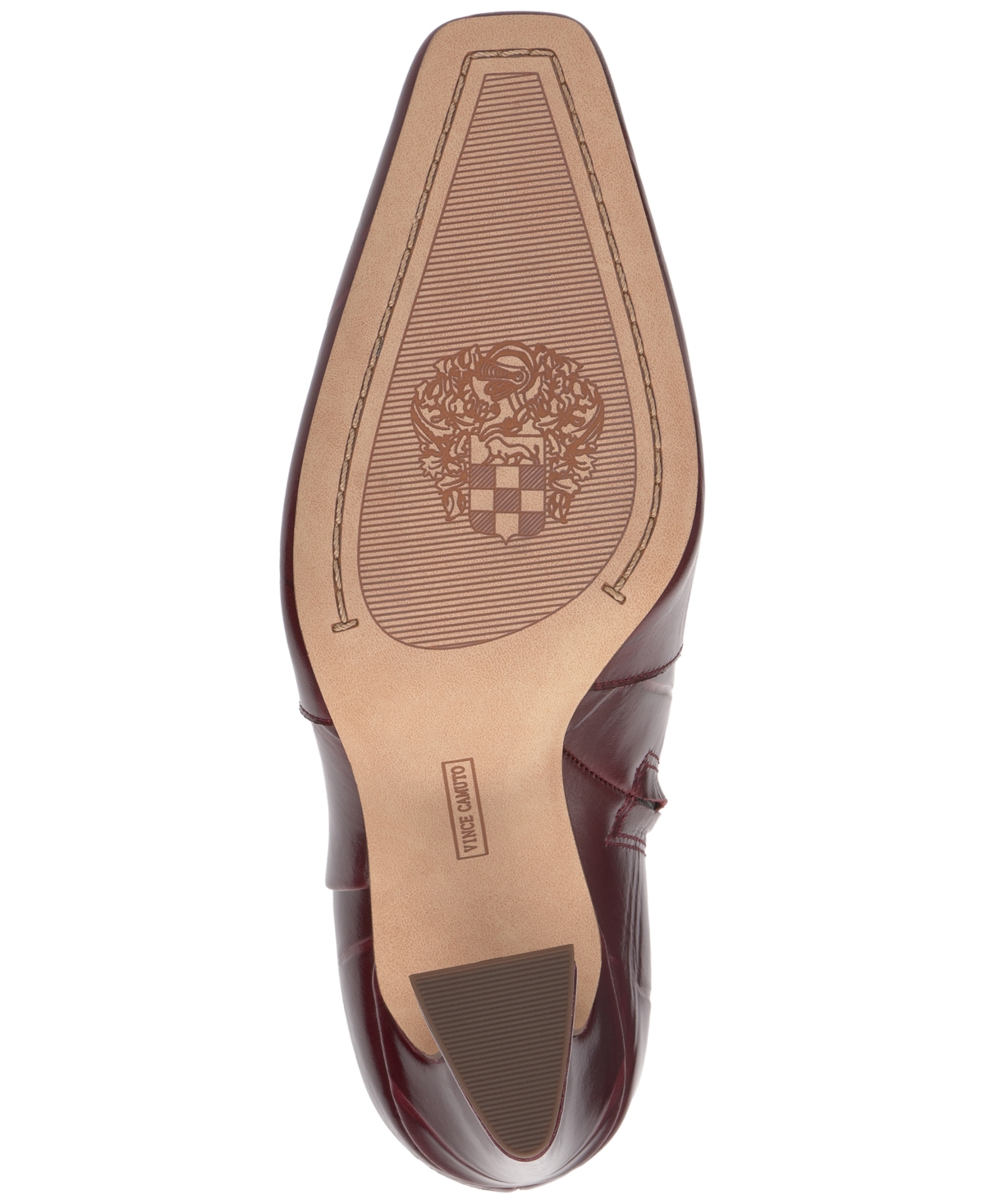 Vince Camuto Women's Bayla Flare-heel Dress Booties In Burgundy