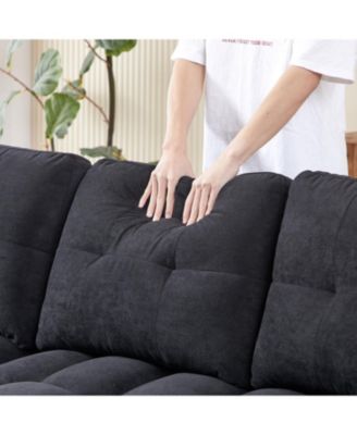 MH 78.75" Reclining Pull-Out Sectional Sofa