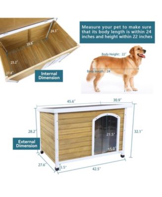 Large Yellow Waterproof Dog House