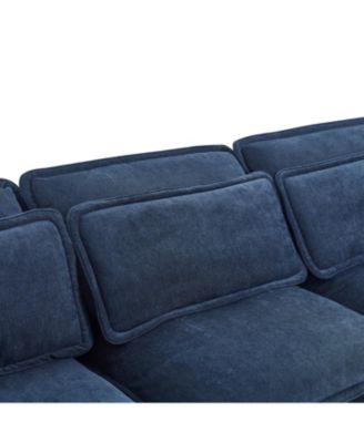 U-Shaped Modular Sofa Bed with Storage