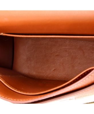 Pre-Owned Hermes Mini Verrou Bag Chevre Mysore and Canvas