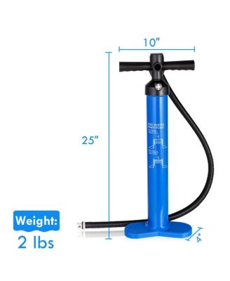 Double Action Manual inflation SUP Hand Pump with Gauge