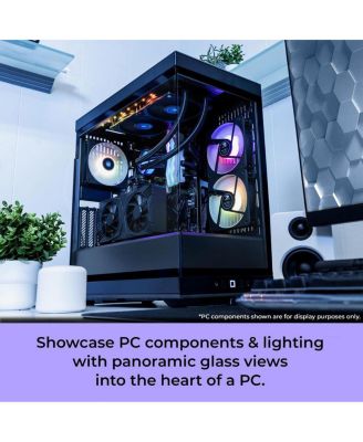 Y40 Gaming PC Desktop - AMD Ryzen 7 7800X3D, NVIDIA GeForce RTX 5070Ti 16GB, 32GB DDR5 RGB RAM, 2TB NVMe SSD