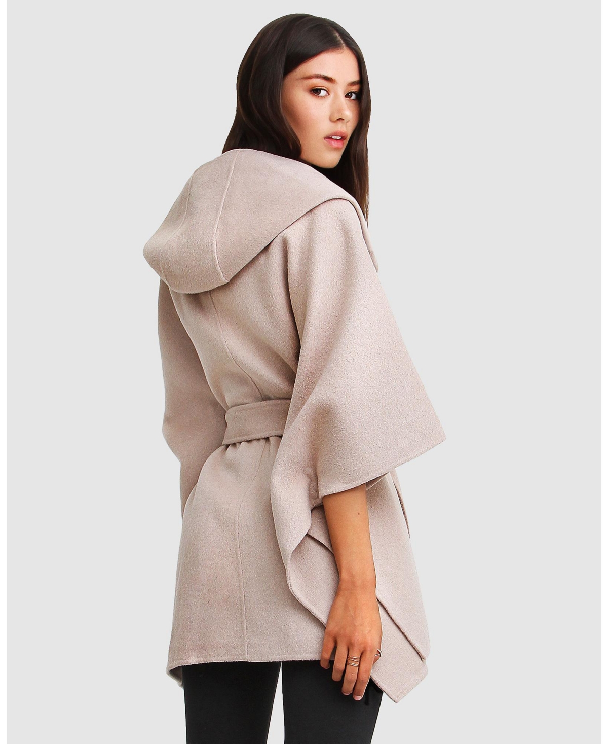 Belle & Bloom Women's Jackson Landing Wool Blend Cape Coat