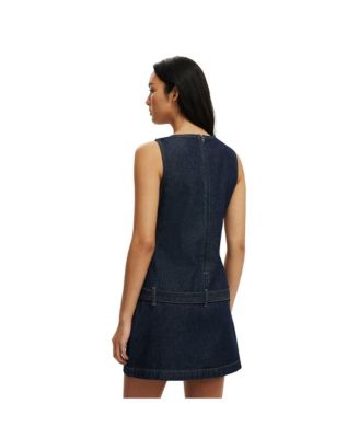 Women's Luisa Belted Denim Mini Dress