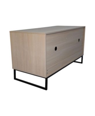 Modern Wooden Cat House with Scratching Mat - 47.64" x 21.46" x 25.98" 76.4 lbs