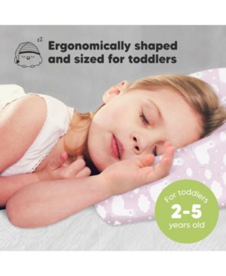 Toddler Pillow with Pillowcase, Small Pillow for Sleeping