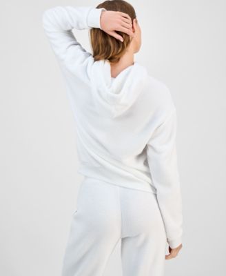 Juniors' Minnie Mouse Plush Fleece Graphic Hoodie