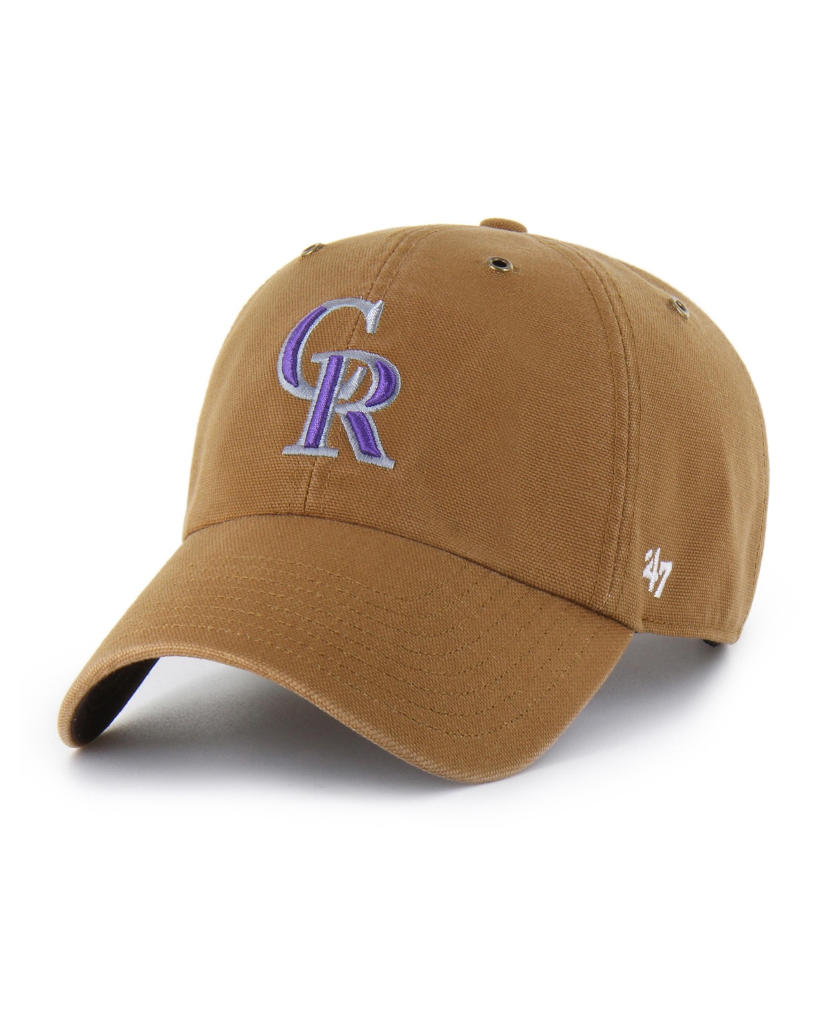 Carhartt X '47 Brand Men's Brown Colorado Rockies Clean Up Adjustable Hat - Brown