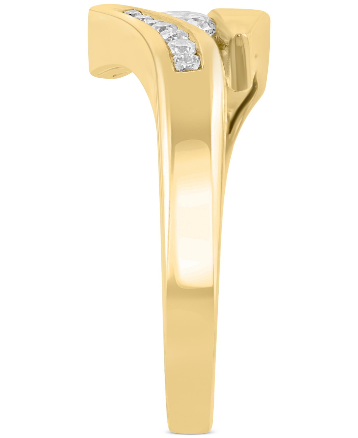 Effy Collection Effy Diamond Tension-set Bypass Ring (1/3 Ct. T.w.) In 14k Gold In Gold