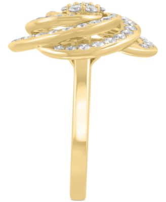 Diamond Ring (1-1/20 ct. t.w.) in 14k Yellow Gold
