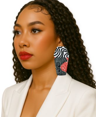 Geometric Gemma Stud Earrings