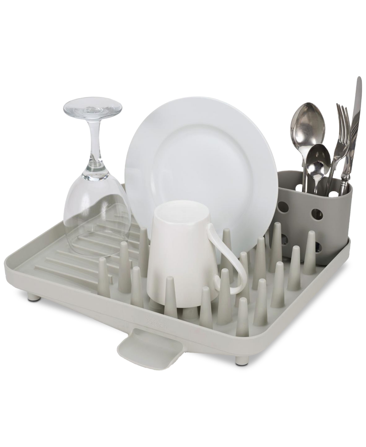 Joseph Joseph Duo Compact Dish-drying Rack In Gray