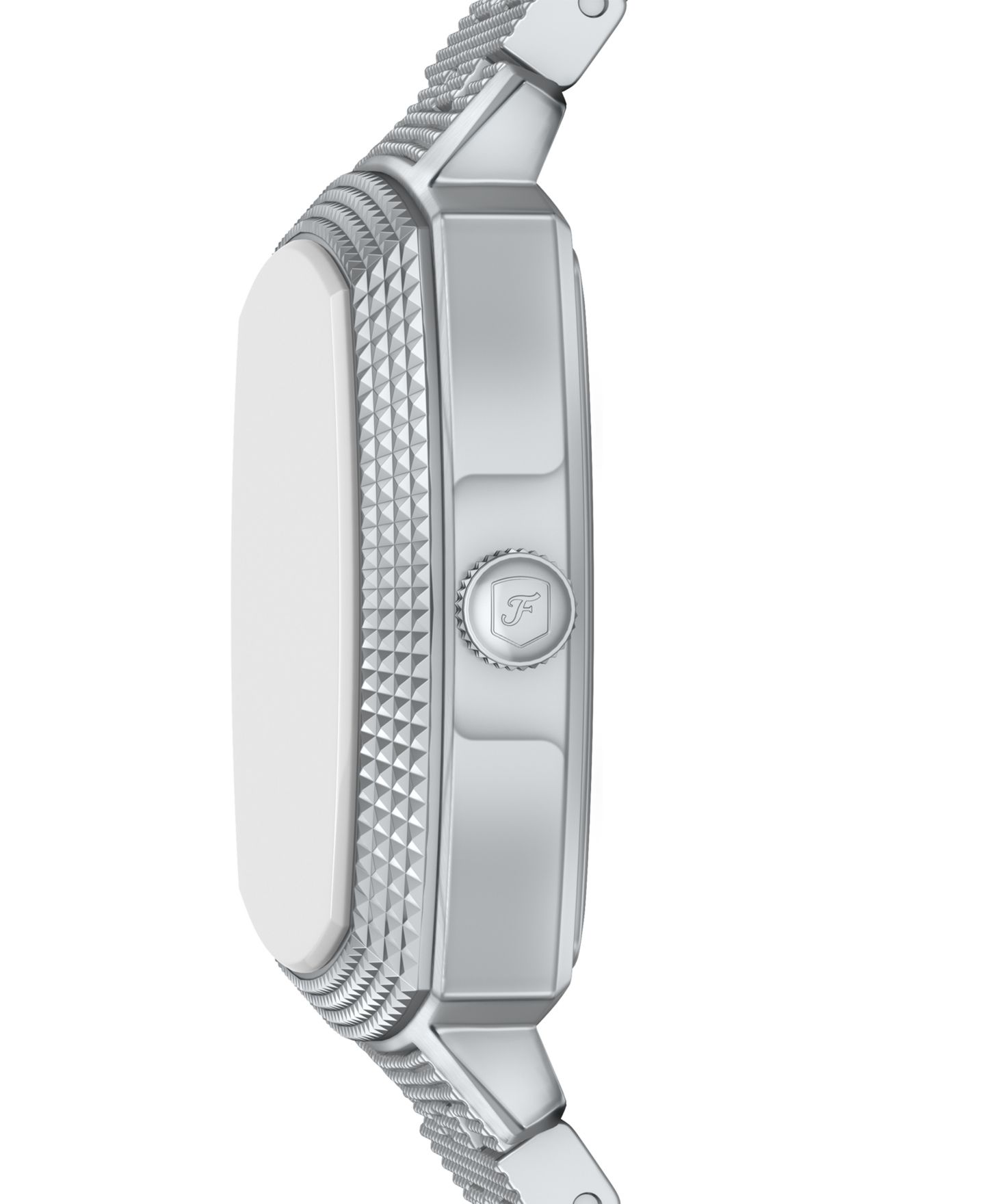 Часы Fossil Unisex Nick Jonas x Machine Luxe Aventurine Silver-Tone Stainless Steel Watch, 37mm — фото 3