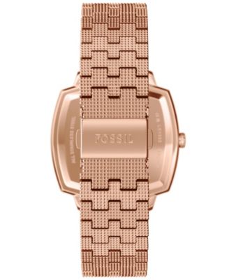 Unisex Nick Jonas x Machine Luxe Marble Rose Gold-Tone Stainless Steel Watch, 37mm