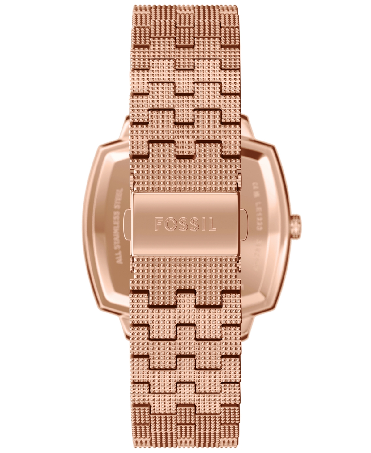 Fossil Unisex Nick Jonas x Machine Luxe Marble Rose Gold-Tone Stainless Steel Watch, 37mm