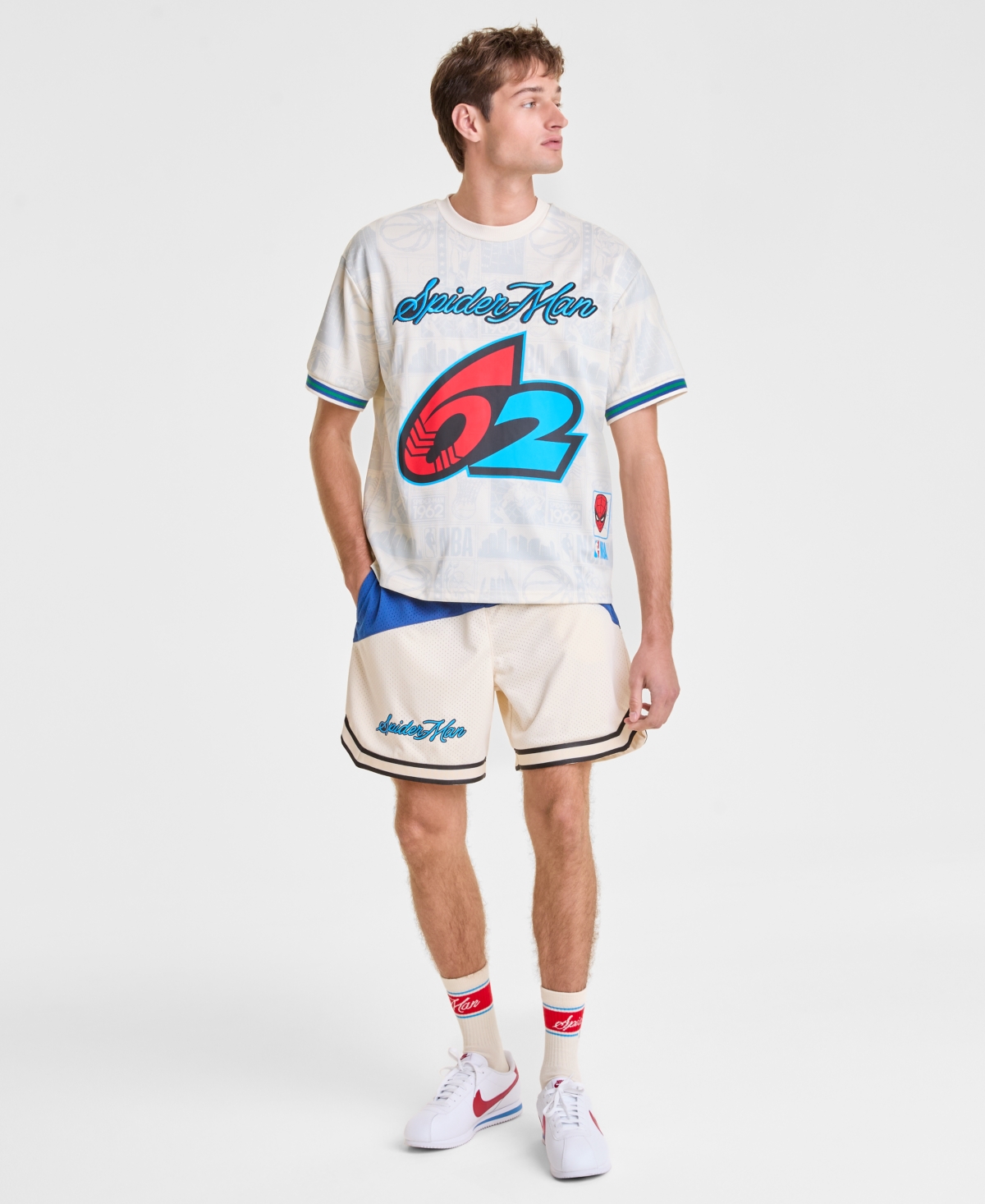 Marvel | Nba Macy's Adult's Spider-Man Basketball Shorts, Exclusive