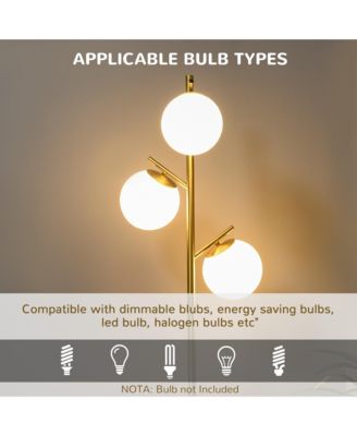 Modern Floor Lamp with Globe Shades, Sding Lamp,