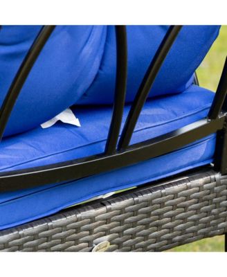 Rat Rock Chair with Ergonomic Design, Indoor&Outdoor Aluminum