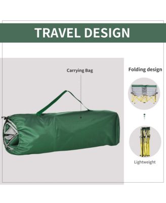 Double Seat Camping Chair Folding Loveseat w/ Carry Bag &