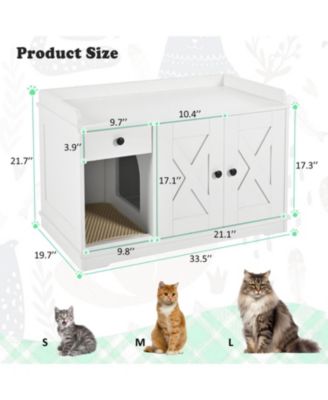 Cat Litter Box Enclosure Furniture