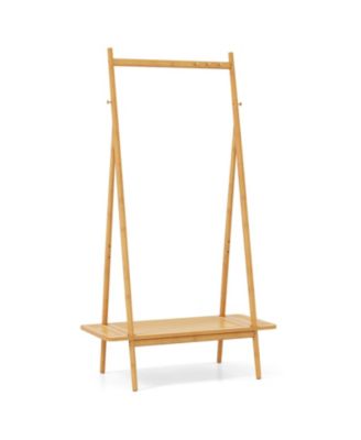 Modern Clothes Rack for Entryway with Sturdy Hanging Rod