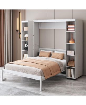 Murphy Bed Wall Bed with Storage Doors