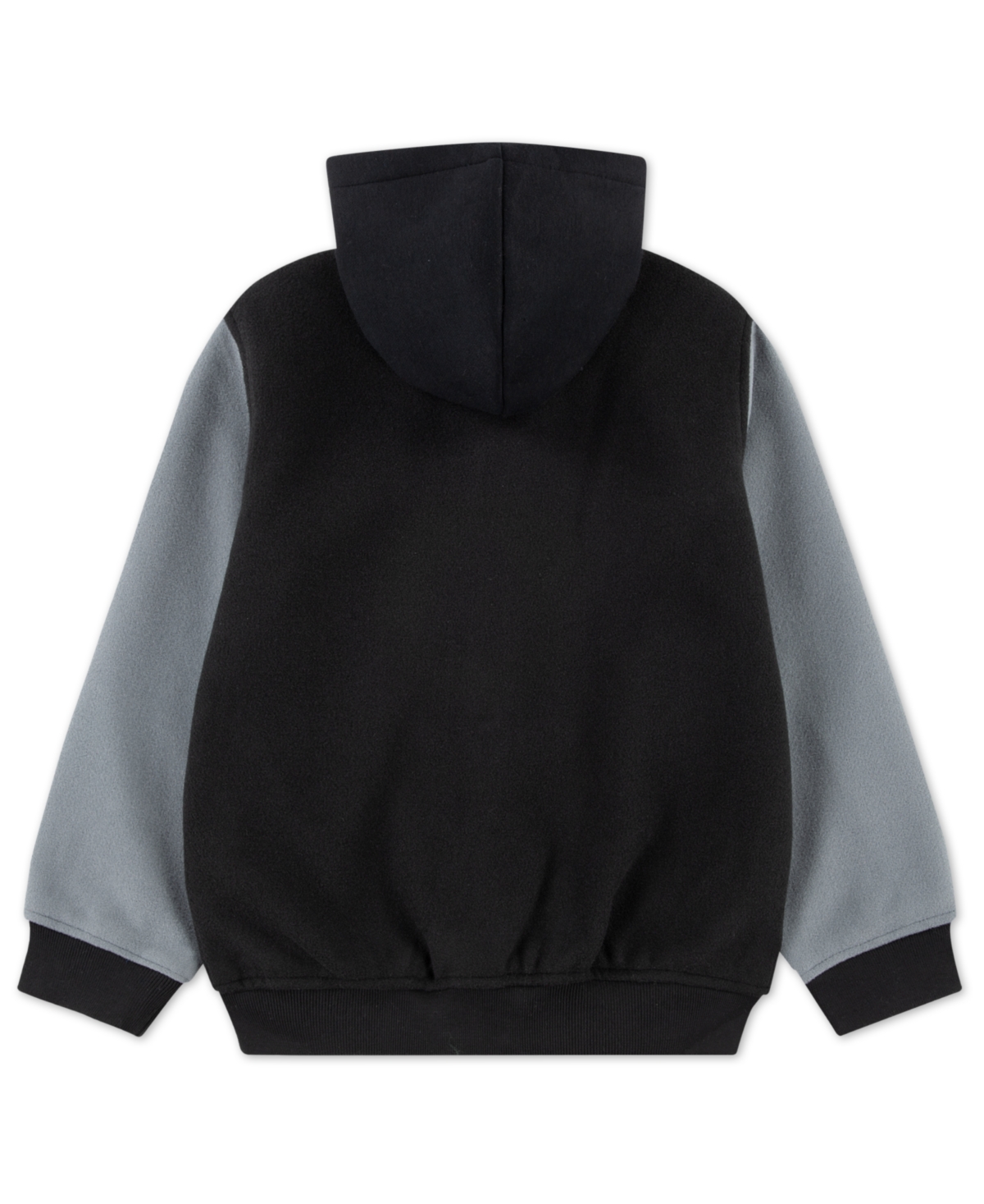 Nike Little Boys Hooded Varsity Jacket In Black