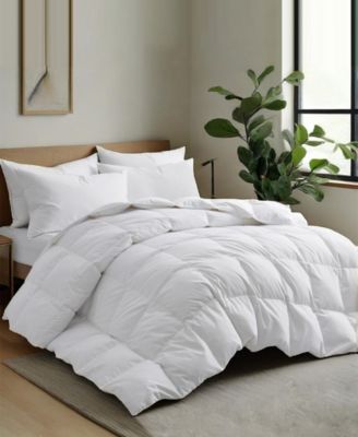 All Season  Goose Down Feather Fiber Comforter, Full/Queen