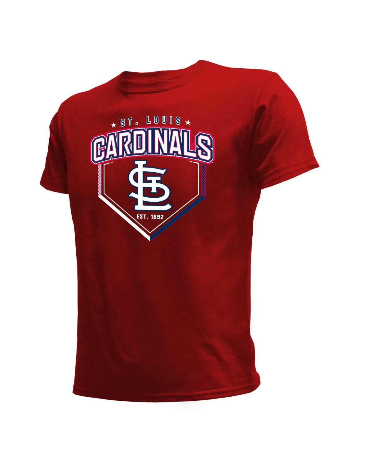 Stitches Big Boys And Girls St. Louis Cardinals 3-pack T-shirt Set In Gray