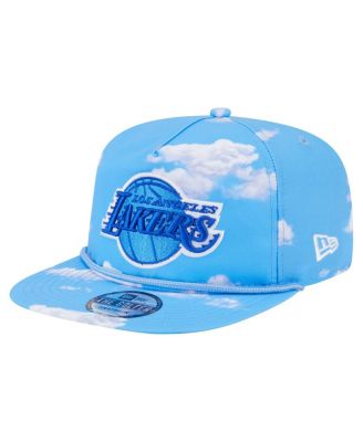 New Era - Men's Light Blue Los Angeles Lakers Head in the Clouds Golfer Rope Adjustable Hat