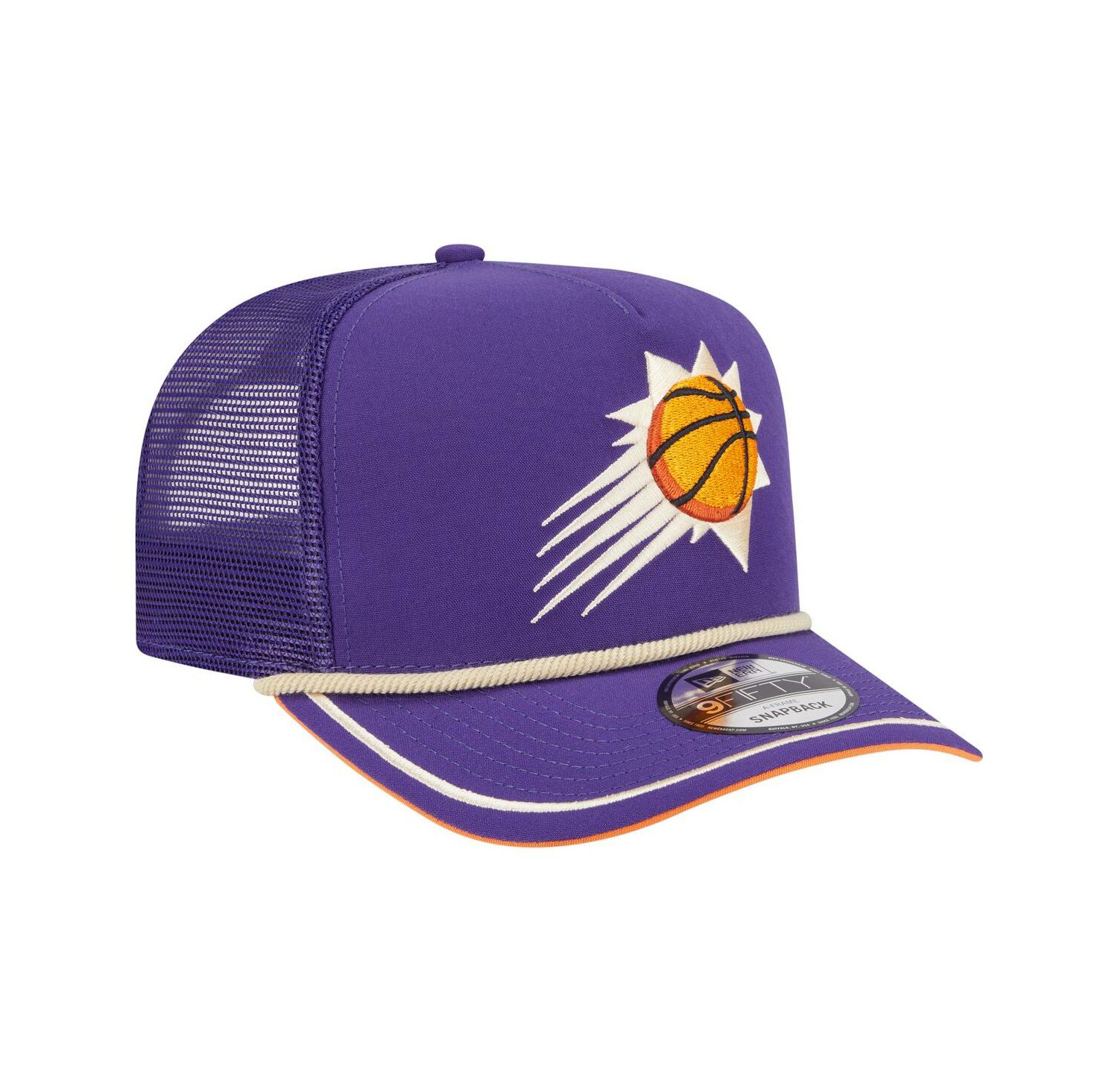 Men's Purple Phoenix Suns Team Rope A-Frame 9FIFTY Snapback Hat