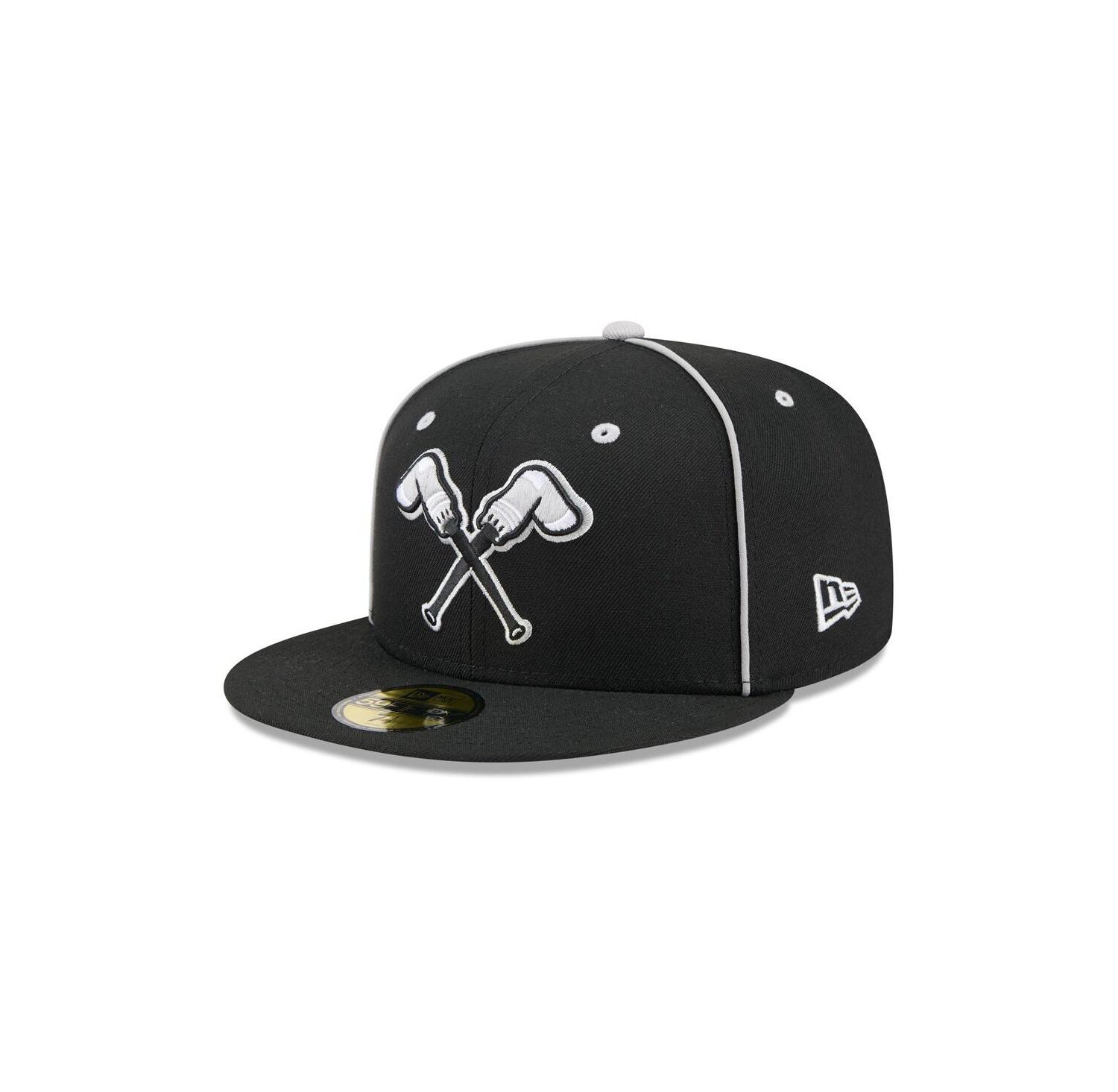 Men's Black Montgomery Biscuits Theme Nights 59FIFTY Fitted Hat