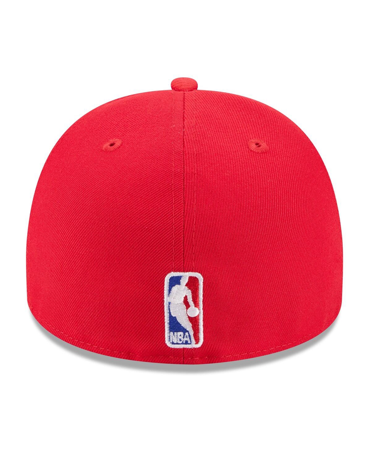 New Era Men's Red Atlanta Hawks 2025 Nba Draft A-frame 59fifty Fitted Hat In Red