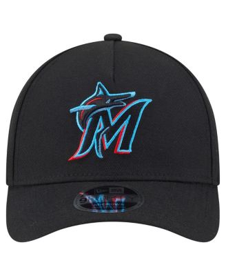 Men's Black Miami Marlins 9FORTY M-Crown Adjustable Hat